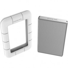 Sabrent EC-US2W Drive Enclosure External - White, Silver - 1 x 2.5" Bay - Serial ATA - USB 2.0 - Aluminum EC-US2W-PK50