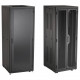 Black Box Elite EC38U3032TPMSMNK Rack Cabinet - For Server - 38U Rack Height - Plexiglass, Mesh, Steel - TAA Compliant EC38U3032TPMSMNK