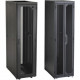 Black Box Elite EC45U2436SPMS6NK Rack Cabinet - For Server - 45U Rack Height - Black - Steel, Plexiglass, Mesh EC45U2436SPMS6NK