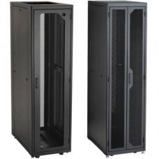 Black Box Elite EC45U3036TPMSSNK Rack Cabinet - 45U Rack Height x 19" Rack Width - Plexiglass, Mesh, Steel EC45U3036TPMSSNK