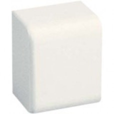 Panduit Raceway End Cap - White - 10 Pack - Acrylonitrile Butadiene Styrene (ABS) - TAA Compliance ECFX3WH-X