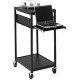 Bretford ECILS2M-BK Mobile Projector Cart - Steel - Black - TAA Compliance ECILS2M-BK