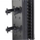 Black Box Elite Vertical Cable Manager Rear Post & Gate Kit, (10) Sets, 6" - Cable Manager - 10 Pack ECMVPG6