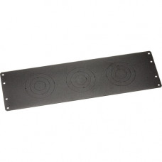 Black Box Elite Conduit Knockout Panel - 3U Rack Height - 5" Height - 6" Width - TAA Compliant ECP3U