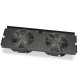 Black Box Elite Cabinet Chimney Top Fan Tray - 2 Fan - 600 CFM - Upflow Air Discharge Pattern - TAA Compliant ECTOPCHIMFT