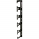 Black Box Sectional Cable Manager for Elite Cabinets - 11U Rack Height - TAA Compliance ECVCM