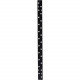 Black Box Vertical Lacing Bar for 84"H Elite Cabinets - Cable Manager ECVLB84