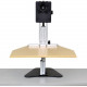 ERGO DESKTOP Kangaroo Pro Sit And Stand Workstation Maple Minimally Assembled - 15 lb Load Capacity - 16.5" Height x 24" Width - Solid Steel - Maple ED-KP-MAP-5B
