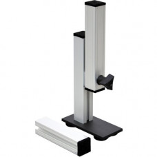 Ergo Desktop Extra Stabilization Leg for Sit and Stand Workstation - 12" Length x 6" Width x 4" Height - Silver ED-LG