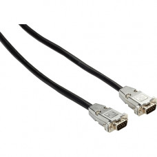 Black Box RS-232 Shielded Cable W/ Metal Hoods DB9M/M 5Ft. Black - 5 ft Serial Data Transfer Cable for Monitor, Printer - First End: 1 x DB-25 Male Serial - Second End: 1 x DB-25 Male Serial - Shielding - Black EDN12BLK-0005-MM