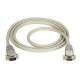 Black Box DB-9 Extension Cable - DB-9 Male Serial - DB-9 Female Serial - 5ft - White EDN12H-0005-MF