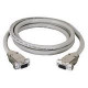 Black Box Serial Extension Cable (with EMI/RFI Hoods) - DB-9 Male Serial - DB-9 Female Serial - 10ft - Beige EDN12H-0010-MF