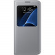 Samsung S-View Carrying Case (Flip) Smartphone - Silver - Polyurethane Leather - 0.7" Height x 2.7" Width x 5.6" Depth EF-CG935PSEGUS