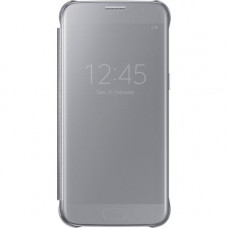 Samsung S-View Carrying Case (Flip) Smartphone - Clear Silver - Plastic Corner - 0.7" Height x 3" Width x 6" Depth EF-ZG930CSEGUS