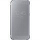 Samsung S-View Carrying Case (Flip) Smartphone - Clear Silver - Plastic Corner - 0.7" Height x 3" Width x 6" Depth EF-ZG930CSEGUS