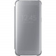 Samsung S-View Carrying Case (Flip) Smartphone - Clear Silver - Plastic Corner - 0.7" Height x 2.7" Width x 5.6" Depth EF-ZG935CSEGUS