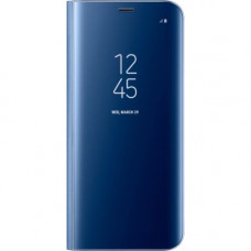 Samsung S-View Carrying Case (Flip) Smartphone - Blue - Smudge Resistant, Dirt Resistant - Polyurethane EF-ZG950CLEGUS