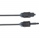 Black Box EFJ00 Series Toslink Patch Cable - 3.28 ft Fiber Optic Audio Cable for Audio Device, MiniDisc Player, DVD Player, Audio Amplifier, Digital Audio Tape Player - First End: 1 x Toslink Male Audio - Second End: 1 x Toslink Male Audio - Patch Cable E