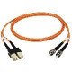 Black Box Fiber Optic Duplex Patch Cable - LC Male - LC Male - 65.62ft EFN110-020M-LCLC