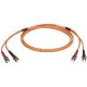 Black Box Fiber Optic Duplex Patch Cable - ST Male - LC Male - 32.81ft EFN6022-010M