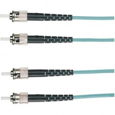 Black Box Fiber Optic Network Cable - 3.28 ft Fiber Optic Network Cable for Network Device - First End: 2 x ST Male Network - Second End: 2 x ST Male Network - 1.25 GB/s - Patch Cable - 50/125 &micro;m EFNT010-001M-STST