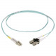Black Box Duplex Fiber Optic Patch Cable - LC Male Network - LC Male Network - 6.56ft - Blue - RoHS, TAA, WEEE Compliance EFNT010-002M-LCLC