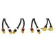 Black Box Deluxe Audio Cable - RCA Male - RCA Male - 5ft EJ514-0005-MM