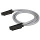 Black Box ELN29T-0050-MM Cat.5e Cable - 50 ft Category 5e Network Cable - First End: 1 x 50-pin Telco Male Network - Second End: 1 x 50-pin Telco Male Network - Gray - 1 Pack - TAA Compliance ELN29T-0050-MM