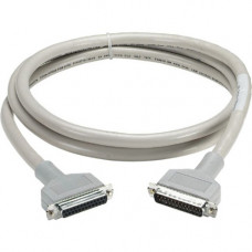 Black Box RS232 DBL Shielded Cable W/ Metal Hood 25 Cond DB25M/F 5Ft. - 5 ft Serial Data Transfer Cable for Computer, Switch - First End: 1 x DB-25 Male Serial - Second End: 1 x DB-25 Female Serial - Shielding - 24 AWG - TAA Compliant - TAA Compliance EMN