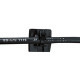 Panduit Cable Tie Mount - Black - 500 Pack - Nylon 6.6 - TAA Compliance EMS-A-D0