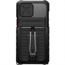 Stm Bags Element Case Black OPS X3 - iPhone 12 Pro Max Smartphone - Black - Drop Resistant, Impact Absorbing, Shock Resistant, Impact Resistant - Polycarbonate, Thermoplastic Polyurethane (TPU), Fiberglass, Anodized Aluminum, Stainless Steel - Rugged EMT-
