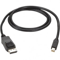 Black Box Mini DisplayPort to DisplayPort Cable, MM, 3-ft. (0.9-m) - 15 ft DisplayPort/Mini DisplayPort A/V Cable for Audio/Video Device, Notebook - First End: 1 x Mini DisplayPort Male Digital Audio/Video - Second End: 1 x DisplayPort Male Digital Audio/