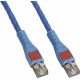 Black Box Cat.6a Patch Network Cable - 20 ft Category 6a Network Cable for Network Device - First End: 1 x RJ-45 Male Network - Second End: 1 x RJ-45 Male Network - Patch Cable - Blue ENVSL6A-71-BS-0020