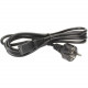 Black Box International Power Cord, CEE 7/7 Schucko to IEC-60320-C13, 6.5 ft. (2 m) - 250 V AC Voltage Rating - 10 A Current Rating - Black - TAA Compliance EPXR07-R2