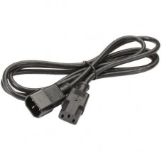 Black Box IEC 320 C13 Socket to IEC 320 C14 Plug Molded Extension Power Cord, 6-ft.(1.8-m) - For Monitor, PC - 120 V AC Voltage Rating - 10 A Current Rating - Black EPXR14