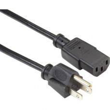 Black Box EPXR19 Standard Power Cord - For PC, Monitor - 125 V AC Voltage Rating - 10 A Current Rating - Black EPXR19