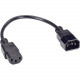 Black Box Standard Power Cord - 120 V AC Voltage Rating - 10 A Current Rating - Black EPXR26