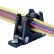 PANDUIT ER Type Harness Board Elastic Bundle Retainer - Black - 10 Pack - TAA Compliance ER.5-E4-X