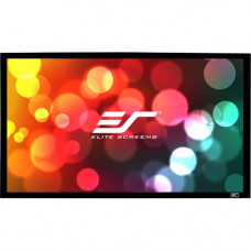 Elite Screens? Sable Frame - 85-inch 2.35:1, Moir?-Free, Sound Transparent Fixed Frame Projection Projector Screen, ER85WH1W-A1080P3" ER85WH1W-A1080P3