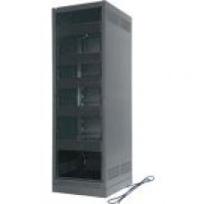 Middle Atlantic Products ERK Series Enclosure - 19" 18U Wide x 23.46" Deep Floor Standing - Black - 2500 lb x Maximum Weight Capacity ERK-1825-CONFIG