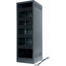 Middle Atlantic Products ERK Series Enclosure - 19" 27U Wide x 22.53" Deep Floor Standing - Black - 2500 lb x Maximum Weight Capacity ERK-2725-CONFIG