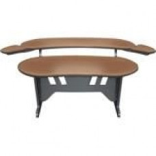 Middle Atlantic Products 60" Desk w/Overbridge, DC - Rectangle Top - 60" Table Top Width - 36.41" Height x 80.43" Width x 41.88" Depth - Dark Cherry - Wood ES-DC