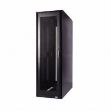 Eaton S-Series Rack: 42U, 24"W, 42"D With Divider Panel - 42U Rack Height - Black - 2000 lb Dynamic/Rolling Weight Capacity - 2200 lb Static/Stationary Weight Capacity - TAA Compliance ETN-ENC422442S