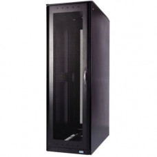 Eaton S-Series Rack: 42U, 30"W, 42"D With Divider Panel - 42U Rack Height - Black - 2000 lb Dynamic/Rolling Weight Capacity - 2200 lb Static/Stationary Weight Capacity - TAA Compliance ETN-ENC423042S