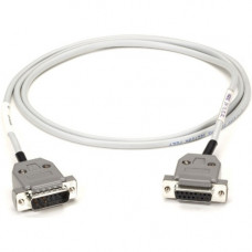 Black Box T1 Cable DB15M/DB15F Straight Pinned 10 Ft. - 10 ft DB-15 Video Cable for Video Device - First End: 1 x DB-15 Male Video - Second End: 1 x DB-15 Female Video - Shielding - Gray - TAA Compliant ETNMSR04-0010
