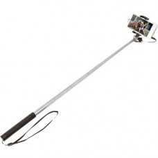 Emerge Technologies ReTrak Pocket Wired Selfie Stick - 5" to 38.40" Height - Black/Silver ETSELFIEPW