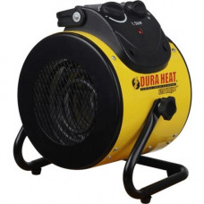 World Marketing Of America DuraHeat 1500 Watt Electric Forced Air Heater with Pivoting Base - Stainless Steel - Electric - 5120 W - 250 Sq. ft. Coverage Area - 1500 W - 15 A - Portable - Yellow EUH1500
