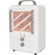 World Marketing Of America Comfort Glow Milkhouse Style Electric Heater with 3-prong Grounded Cord - Electric - 1500.52 W - 2 x Heat Settings - 400 Sq. ft. Coverage Area - 1500 W - 12.50 A - Portable - Cream, Chocolate EUH352