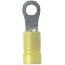 Panduit StrongHold Ring Terminal - 25 Pack - 1 x Ring Terminal - Tin - Yellow EV10-14RB-Q