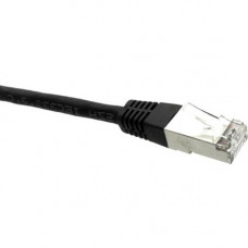 Black Box Cat.6 S/FTP Patch Network Cable - 6.56 ft Category 6 Network Cable for Network Device - First End: 1 x RJ-45 Male Network - Second End: 1 x RJ-45 Male Network - Patch Cable - Shielding - Gold Plated Contact - LSZH - 26 AWG - Black EVE637-02M